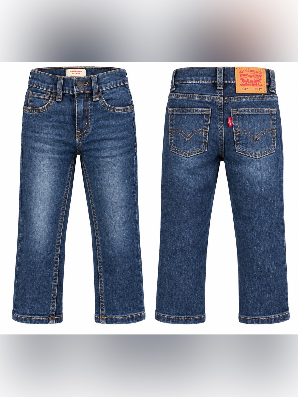 Levi’s 511 Slim Boys Jeans 2T Performance NWT Dark Blue